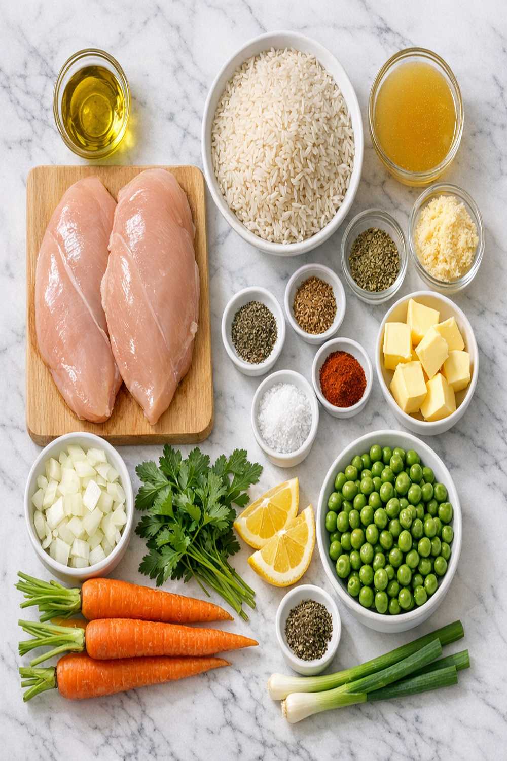 Boneless Chicken Breast And Rice Recipe ingredients
